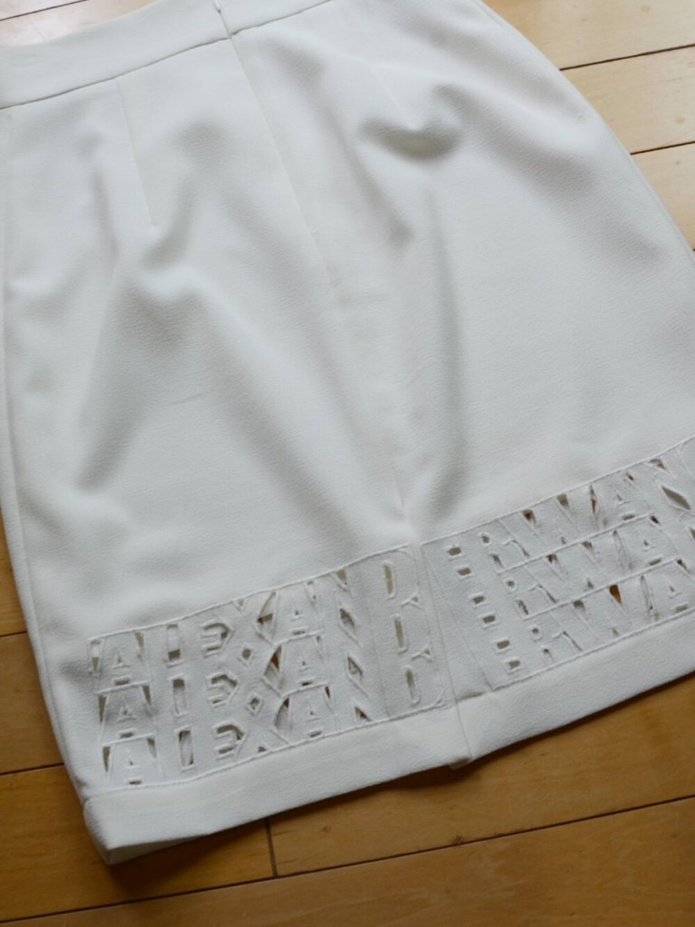 Alexander Wang Laser Cut Pencil Skirt Size 2 US - Picture 10 of 11